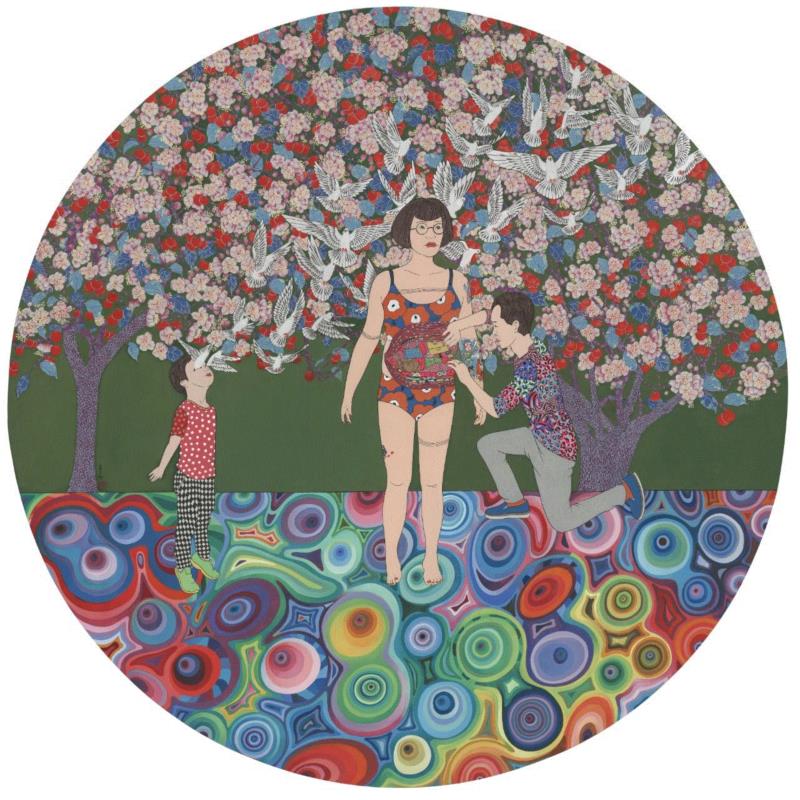 直到长出青苔：女性水墨艺术家邀请展即将开幕｜蜂巢深圳,水墨,女性,邀请展,深圳,蜂巢,直到长出青苔,青苔,美学,潘汶汛,纸本