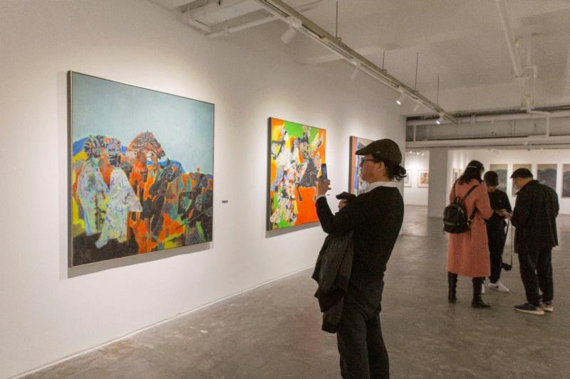 【现场】《瑞容沉春》-蔡瑞蓉绘画作品展已于4月12日在三尚当代艺术馆开幕,蔡瑞蓉,艺术馆,三尚,绘画,瑞容沉春,水彩,教授,副主任,中国美术学院,副主席