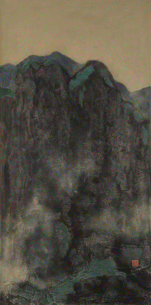 守望的形式·二 150×75cm 综合材料 2017,【现场】《瑞容沉春》-蔡瑞蓉绘画作品展已于4月12日在三尚当代艺术馆开幕,蔡瑞蓉,艺术馆,三尚,绘画,瑞容沉春,水彩,教授,副主任,中国美术学院,副主席