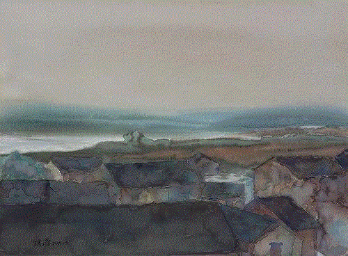 三垟湿地?六 水彩 56x76层面 2011,【现场】《瑞容沉春》-蔡瑞蓉绘画作品展已于4月12日在三尚当代艺术馆开幕,蔡瑞蓉,艺术馆,三尚,绘画,瑞容沉春,水彩,教授,副主任,中国美术学院,副主席