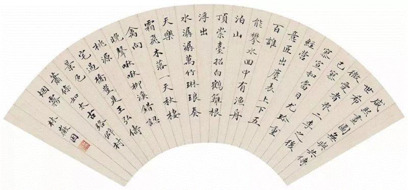 文艺 ▎林徽因的字让你明白，书法是另一种颜值,林徽因,书法,颜值,梁思成,李成江,村秋晚,梁思懿,周念慈,才情,扇面