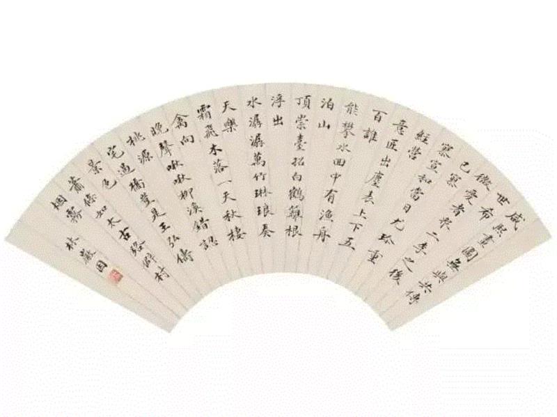 文艺 ▎林徽因的字让你明白，书法是另一种颜值,林徽因,书法,颜值,梁思成,李成江,村秋晚,梁思懿,周念慈,才情,扇面