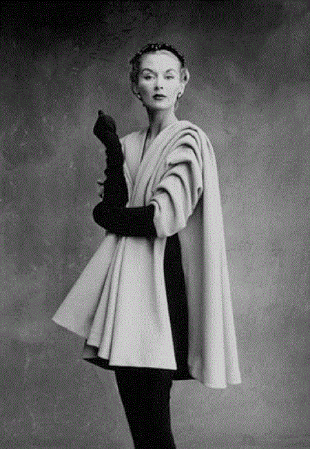Photo by Irving Penn,100幅经典的女性黑白照，每一幅都美得令人心醉,女性,黑白照,Ins,光影,眼神,黑色,Penn,摄影师,Oszvald,轮廓