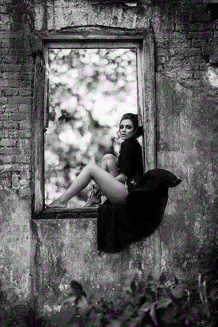 Photo by Primo Tacca Neto,100幅经典的女性黑白照，每一幅都美得令人心醉,女性,黑白照,Ins,光影,眼神,黑色,Penn,摄影师,Oszvald,轮廓