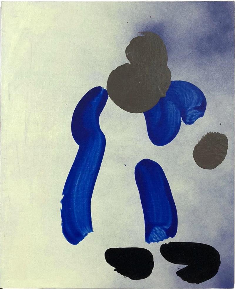 ▲胡诚  母亲 布面丙烯 50×40cm 2018年,庆祝建国70周年系列展 | 江汉繁星计划（第六回）：天桥——交叉的经验,江汉,繁星计划,天桥,系列展,武汉美术馆,孙晓枫,水墨,美术馆,纸本,策展人