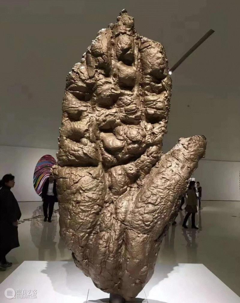 ▲ 展览现场,马克·奎恩：人类的“皮相”与“皮相之下”都岌岌可危,皮相,马克·奎恩,奎恩,马克,面包,材料,虹膜,血肉,DNA,外部