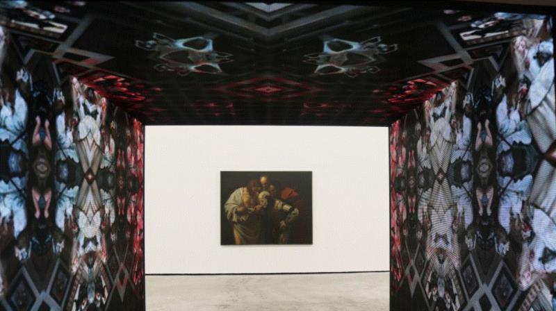 相遇此在 | 庞茂琨艺术展2009-2019:游观系列,庞茂琨,艺术展,游观,油画,过客,老鹰茶,片段性,偶然性,荒诞性,质感
