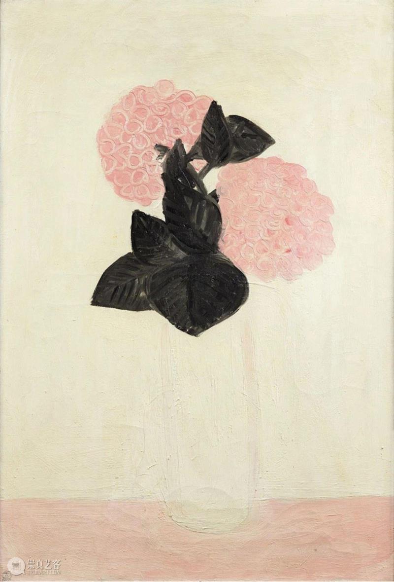 Sanyu, Hortensias, 1931, Oil on canvas, 