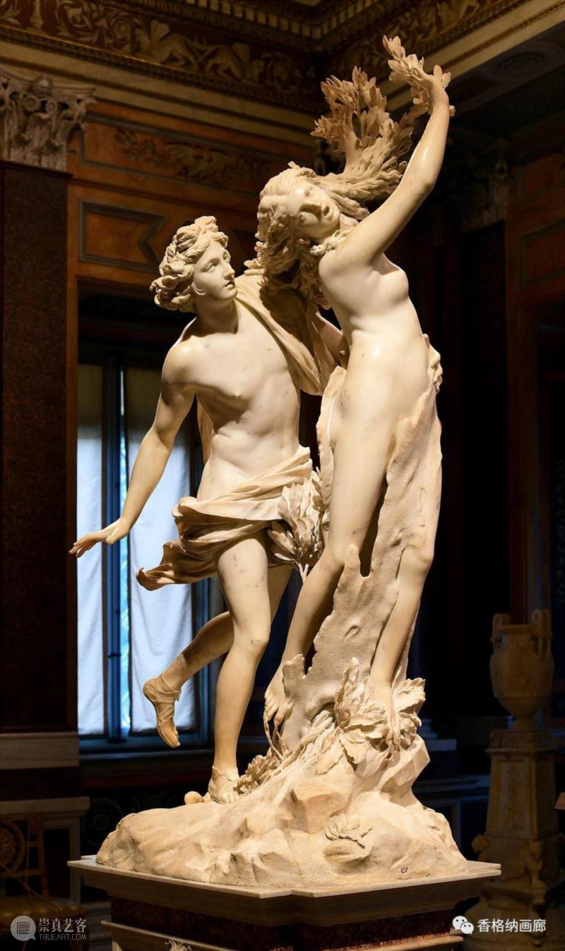 博尔盖塞美术馆馆藏的贝尼尼雕塑名作《阿波罗与达芙妮》 Bernini