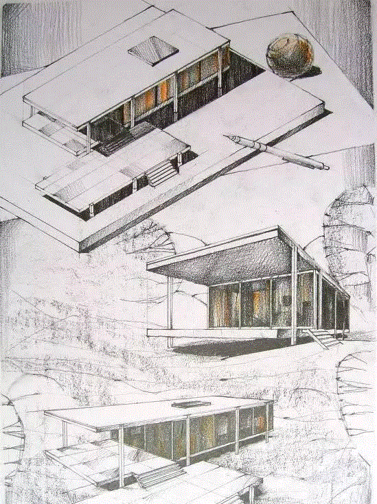 手绘丨百年经典建筑设计图,手绘,手绘稿,建筑,卫荣,跨度,上方,手绘家,右上,手绘图