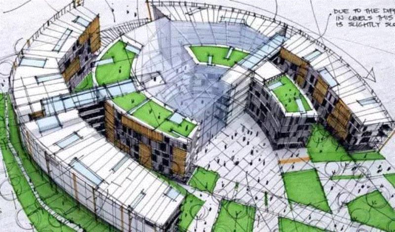 手绘丨百年经典建筑设计图,手绘,手绘稿,建筑,卫荣,跨度,上方,手绘家,右上,手绘图