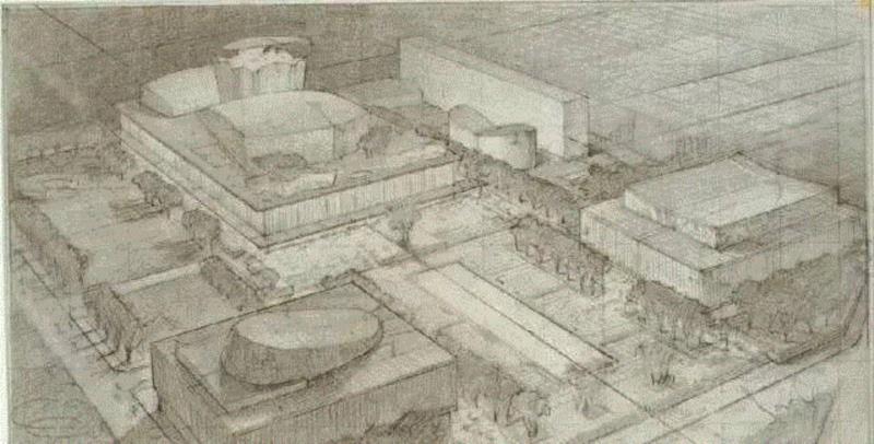 手绘丨百年经典建筑设计图,手绘,手绘稿,建筑,卫荣,跨度,上方,手绘家,右上,手绘图