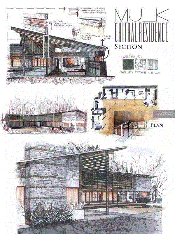 手绘丨百年经典建筑设计图,手绘,手绘稿,建筑,卫荣,跨度,上方,手绘家,右上,手绘图