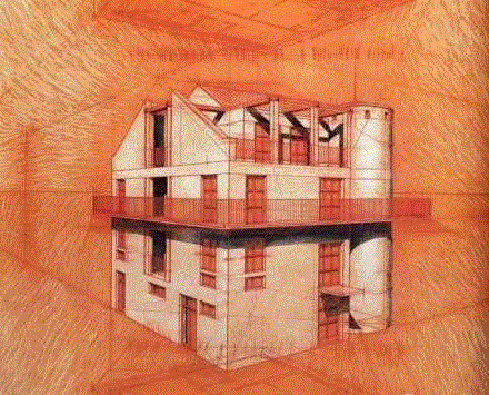 手绘丨百年经典建筑设计图,手绘,手绘稿,建筑,卫荣,跨度,上方,手绘家,右上,手绘图