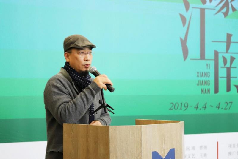 艺术家蒋铁骊致辞（雕塑板块）,【展讯】“意象江南：庆祝新中国成立七十周年艺术大展”在刘海粟美术馆开幕,展讯,刘海粟美术馆,江南,意象,油画,教授,苏州美术馆,开幕式,鸿美术馆,江苏