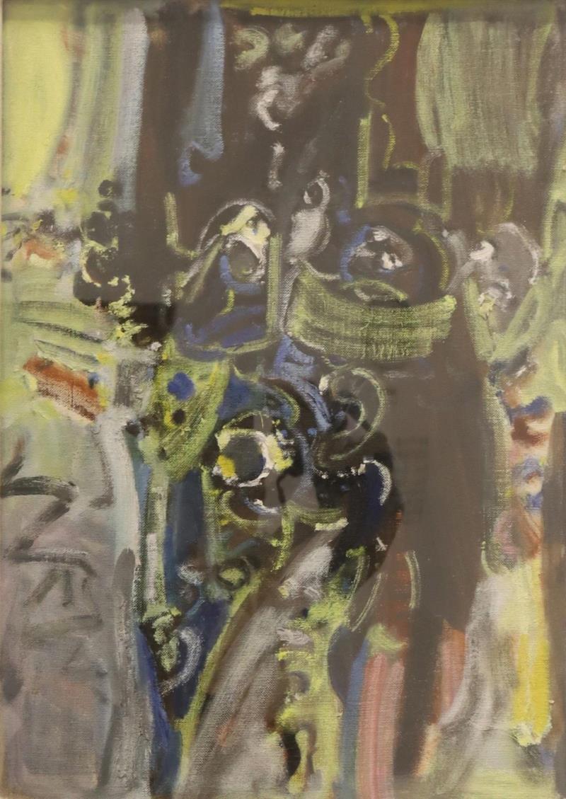 吴大羽《射戟辕门》36.5x50.5cm 油画 私人收藏,【展讯】“意象江南：庆祝新中国成立七十周年艺术大展”在刘海粟美术馆开幕,展讯,刘海粟美术馆,江南,意象,油画,教授,苏州美术馆,开幕式,鸿美术馆,江苏