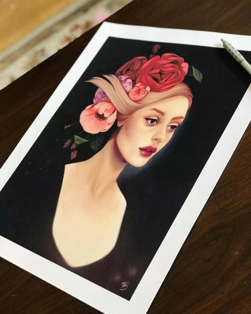 如此细腻的时尚插画，简直美到骨子里了~
