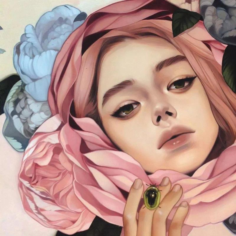 如此细腻的时尚插画，简直美到骨子里了~