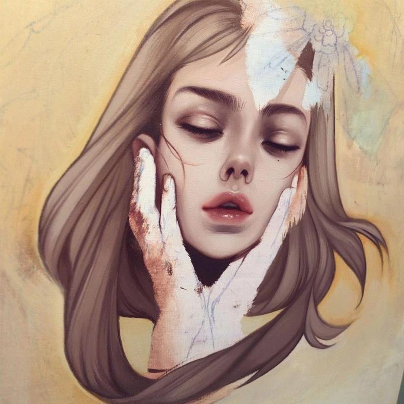 如此细腻的时尚插画，简直美到骨子里了~