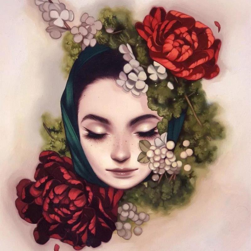 如此细腻的时尚插画，简直美到骨子里了~