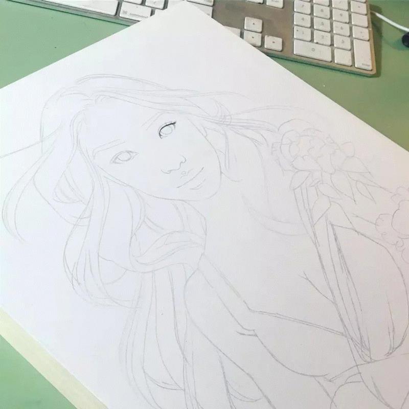 如此细腻的时尚插画，简直美到骨子里了~