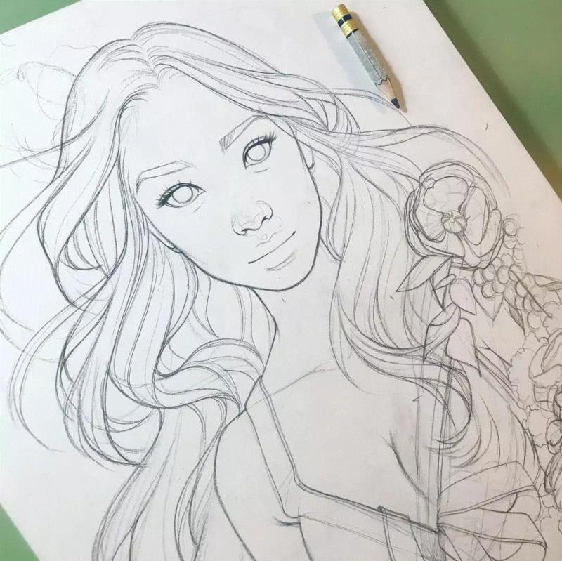 如此细腻的时尚插画，简直美到骨子里了~