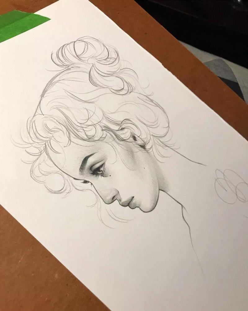 如此细腻的时尚插画，简直美到骨子里了~