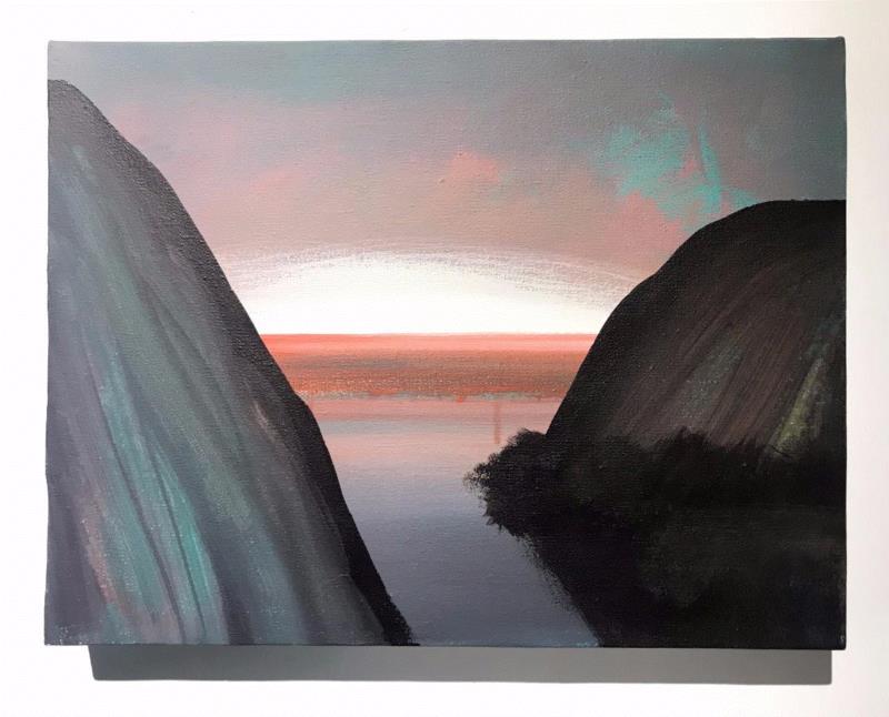 《海景》,展讯 | 伏脉千里——青年版画家创作交流展,青年,展讯,交流展,版画,湖北美术馆,纸本,木刻,绘画,铜版,蔡远河