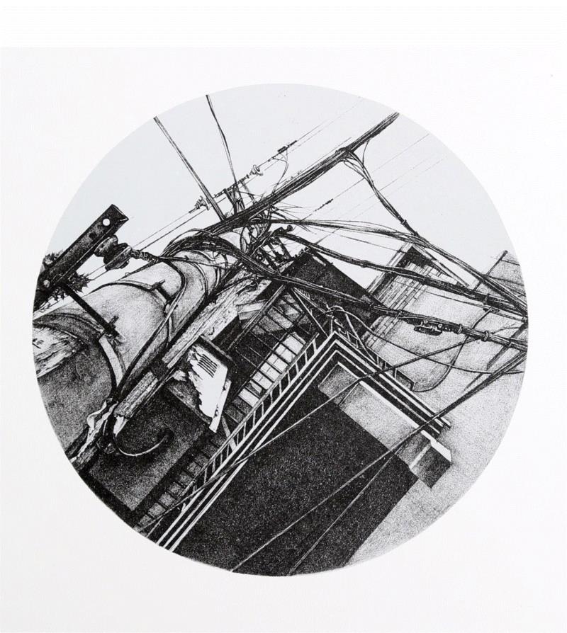 《寂静的节奏-2》,展讯 | 伏脉千里——青年版画家创作交流展,青年,展讯,交流展,版画,湖北美术馆,纸本,木刻,绘画,铜版,蔡远河