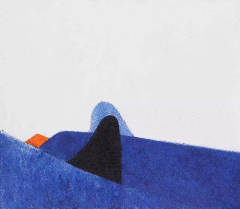 刘序之 蹊跷的山 布面丙烯 70×80cm 2018,第3届独立品格提名展（宁波站） | 附获奖名单,品格,宁波站,名单,油画,材料,丙烯,纸本,水墨,底色,雕塑