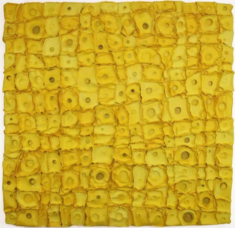 许璧翎 築180513-LY &nbsp;综合媒材、特殊纸材 90×90×8cm 2018,第3届独立品格提名展（宁波站） | 附获奖名单,品格,宁波站,名单,油画,材料,丙烯,纸本,水墨,底色,雕塑