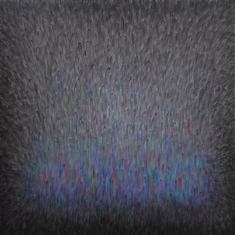 郑开元 渡 布面综合材料 120×120cm 2017,第3届独立品格提名展（宁波站） | 附获奖名单,品格,宁波站,名单,油画,材料,丙烯,纸本,水墨,底色,雕塑