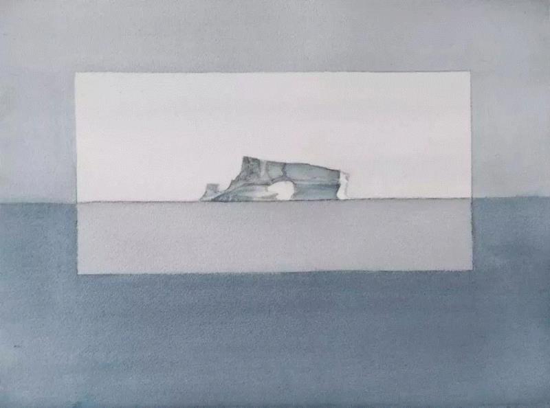 凌慧 8号岛 纸本水彩 40×30cm 2018,第3届独立品格提名展（宁波站） | 附获奖名单,品格,宁波站,名单,油画,材料,丙烯,纸本,水墨,底色,雕塑