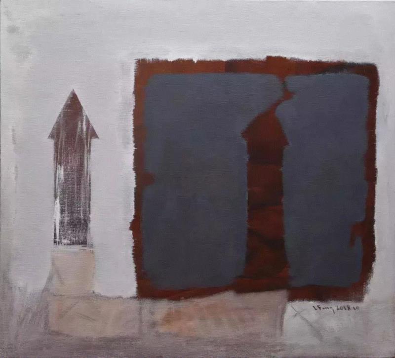 刘峰 向上之力 布面油画 100×90cm 2018,第3届独立品格提名展（宁波站） | 附获奖名单,品格,宁波站,名单,油画,材料,丙烯,纸本,水墨,底色,雕塑