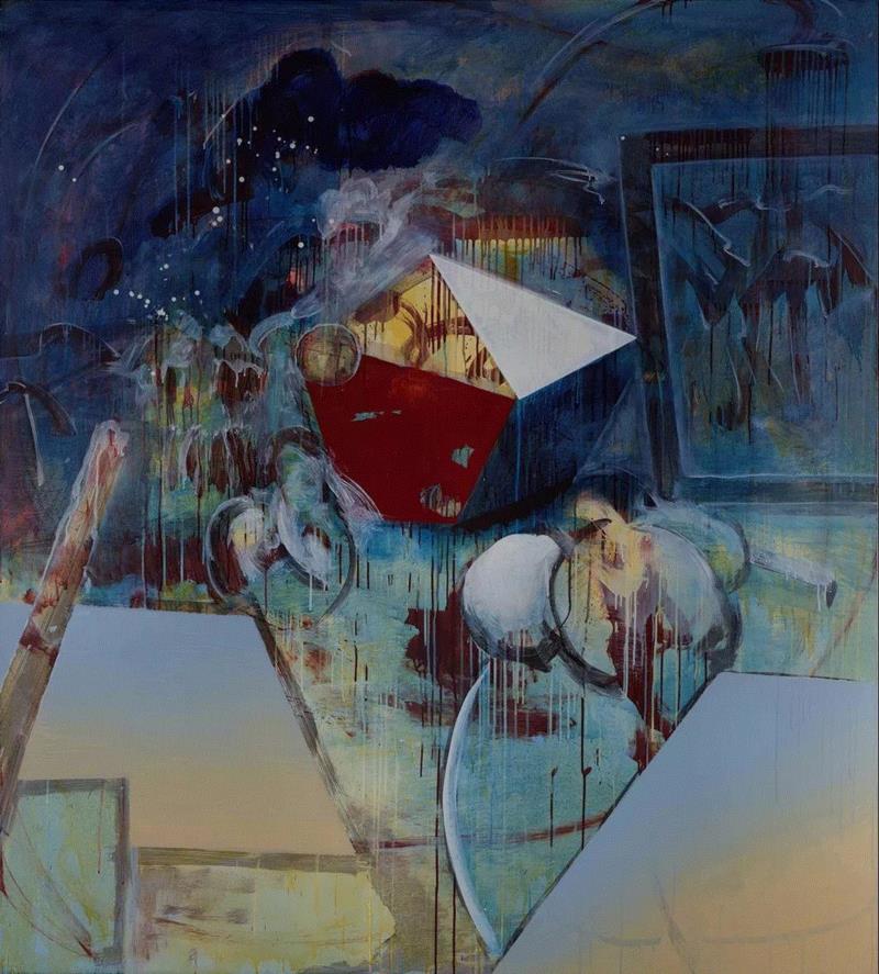 徐新武 秘境 布面丙烯 200×180cm 2017,第3届独立品格提名展（宁波站） | 附获奖名单,品格,宁波站,名单,油画,材料,丙烯,纸本,水墨,底色,雕塑