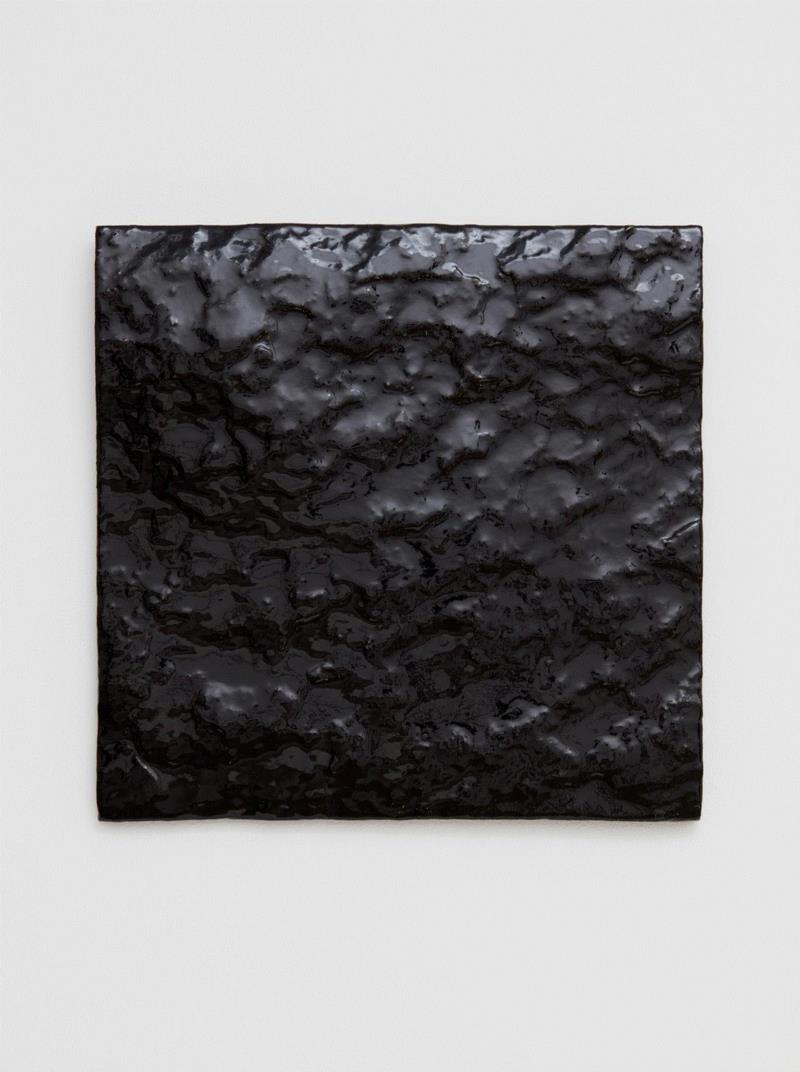 Mary Corse, Untitled (Black Earth), 1978, two fire