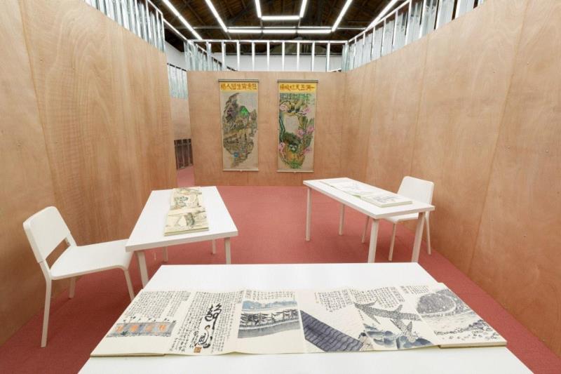 展览场景 / installation view,正在展出 | 梁硕个展《景区》正在北京公社展出,景区,北京公社,梁硕,荷兰,view梁硕,美术馆,时空,意识形态,材料,物质