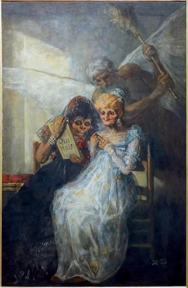 · 老女人  181×125cm  1808-12  里尔美