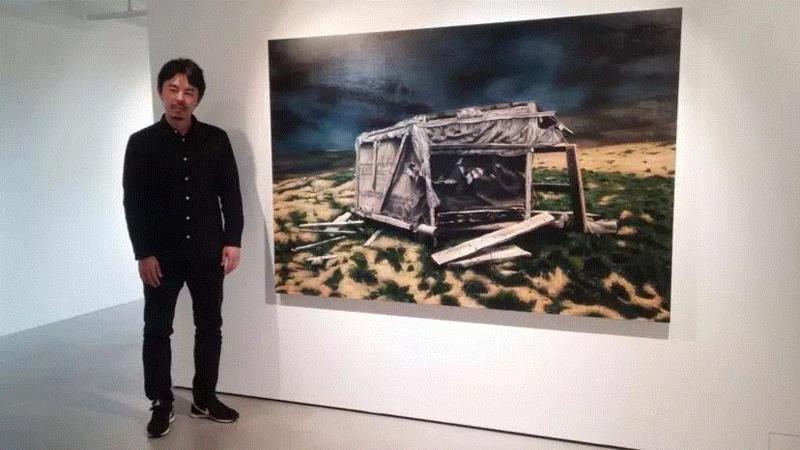 展位1B01 | 2019香港巴塞尔索卡艺术参展艺术家-池田光弘,池田光弘,索卡,展位,香港,巴塞尔,日本,池田,光弘,油彩,台北