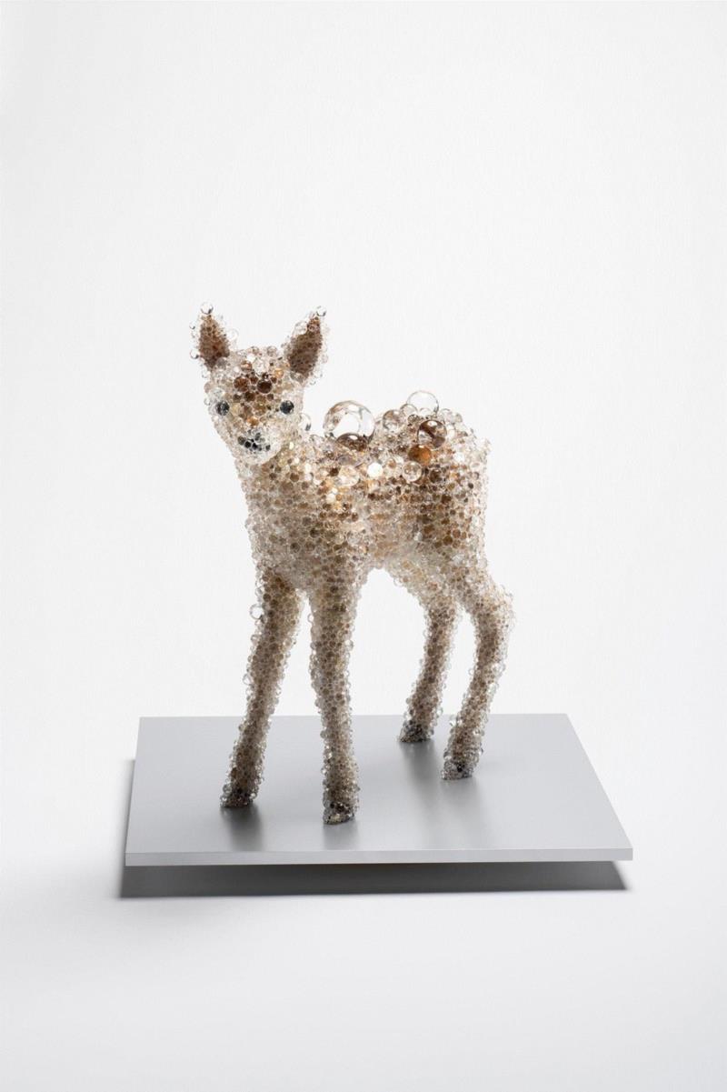 Kohei Nawa, PiXCell-Bambi#19, 2019, mixed media, 6