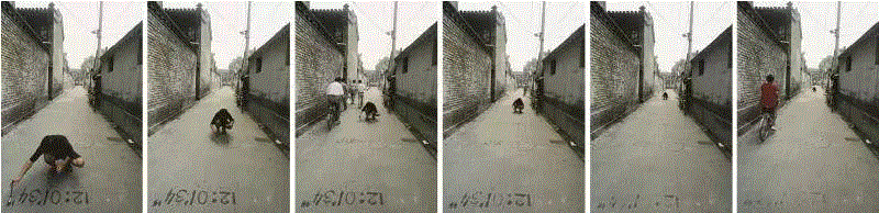 Song Dong, Writing Time with Water Beijing, 1995, 