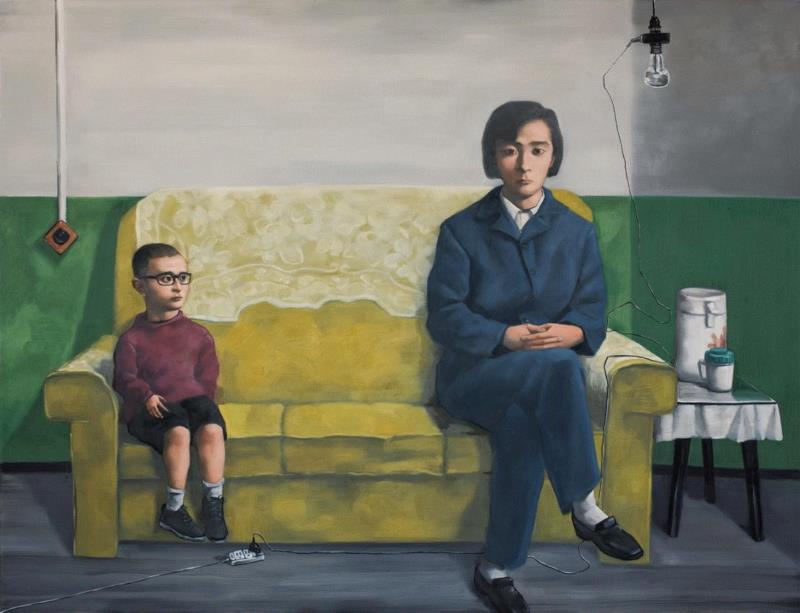 Zhang Xiaogang, My Mother, 2012, oil on canvas, 20