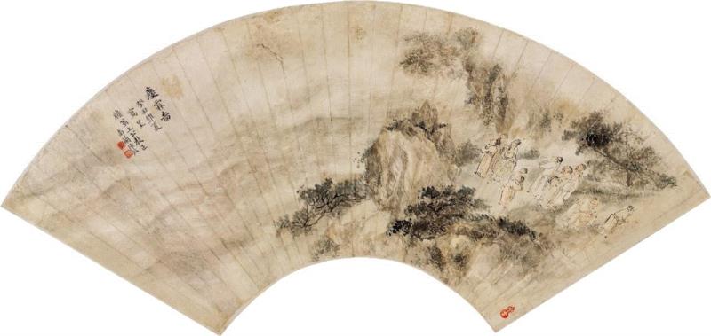 【嘉德香港?春拍】扇中有真趣：陈耀邦先生藏扇选萃,香港,陈耀邦,嘉德,真趣,选萃,钤印,扇面,镜心,挹翠阁,澳门