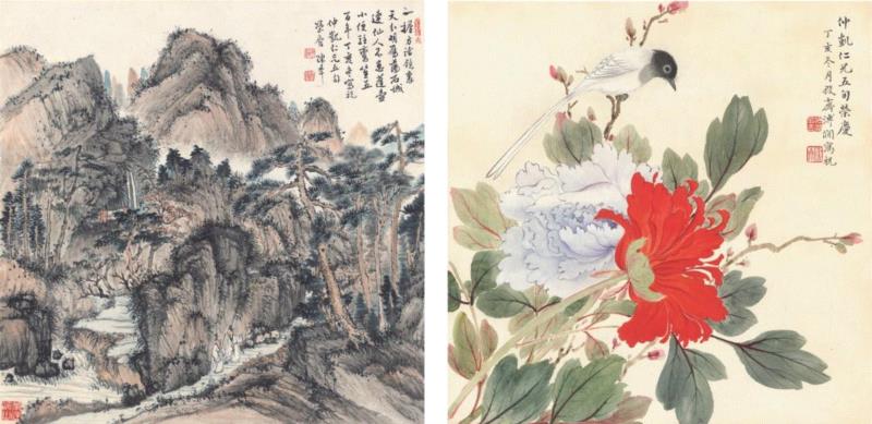 香港春拍书画精选 | 京华烟云,香港,书画,京华烟云,于非闇,时乐鸟,公分,金城,中山公园,著录,陈少梅