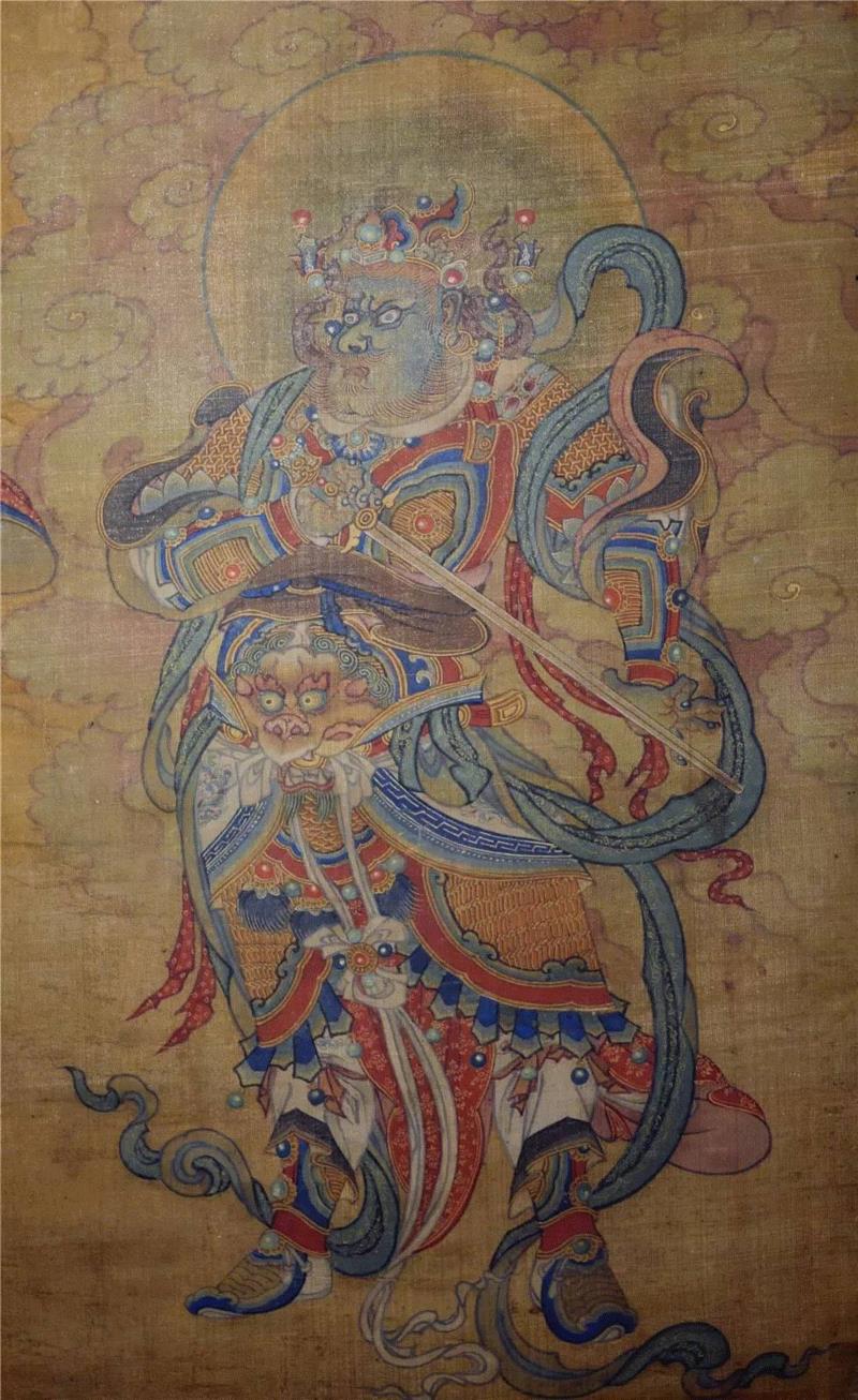 宝宁寺水陆画：现存唯一一套完整的水陆画全图,水陆画,宝宁寺,全图,菩萨,佛教,尊者,明王,水陆,道场,化身