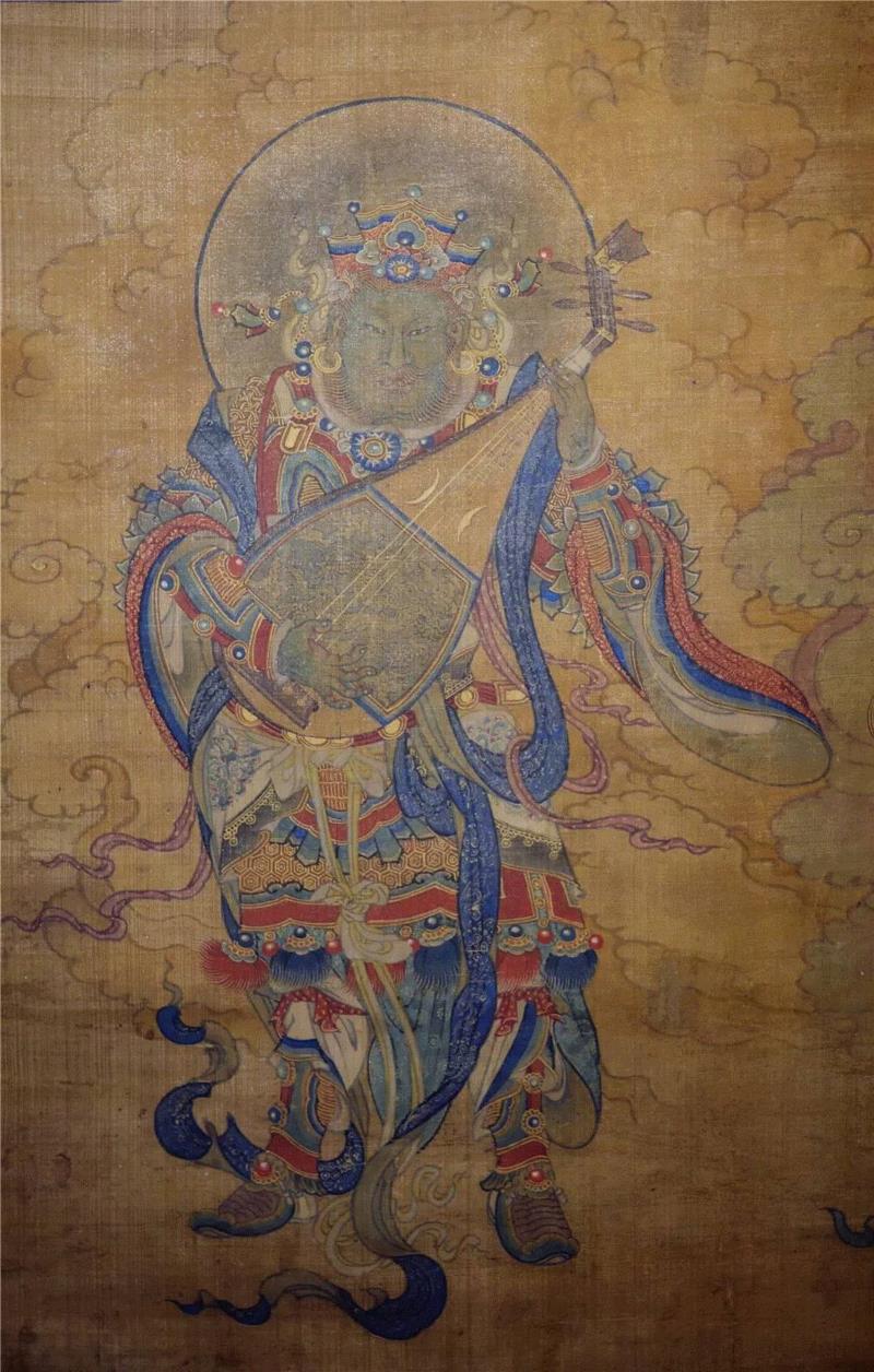 宝宁寺水陆画：现存唯一一套完整的水陆画全图,水陆画,宝宁寺,全图,菩萨,佛教,尊者,明王,水陆,道场,化身