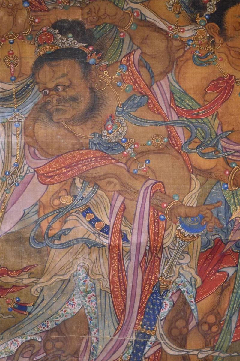 宝宁寺水陆画：现存唯一一套完整的水陆画全图,水陆画,宝宁寺,全图,菩萨,佛教,尊者,明王,水陆,道场,化身