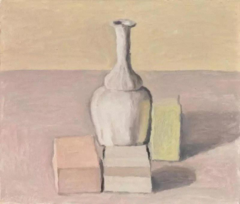 Giorgio Morandi, Natura Morta, 1957, Oil on c