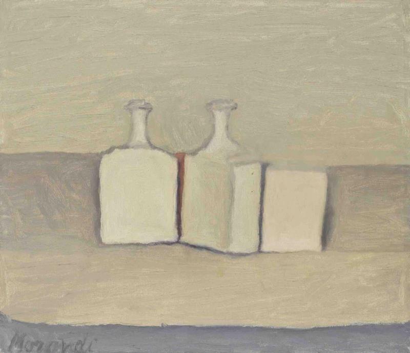 Giorgio Morandi, Natura Morta, 1958, Oil on c