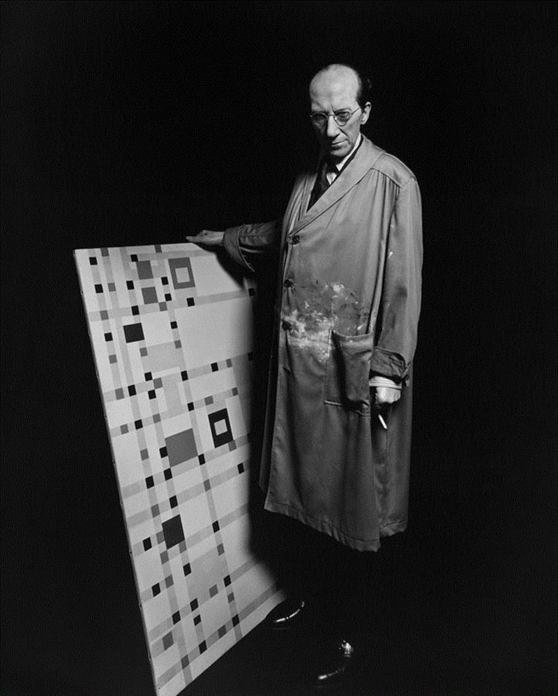 Piet Mondorian，1999年,杉本博司 | 肖像,杉本博司,肖像,日本,杉本,蜡像,东京,人物,绘画,摄影家,两地